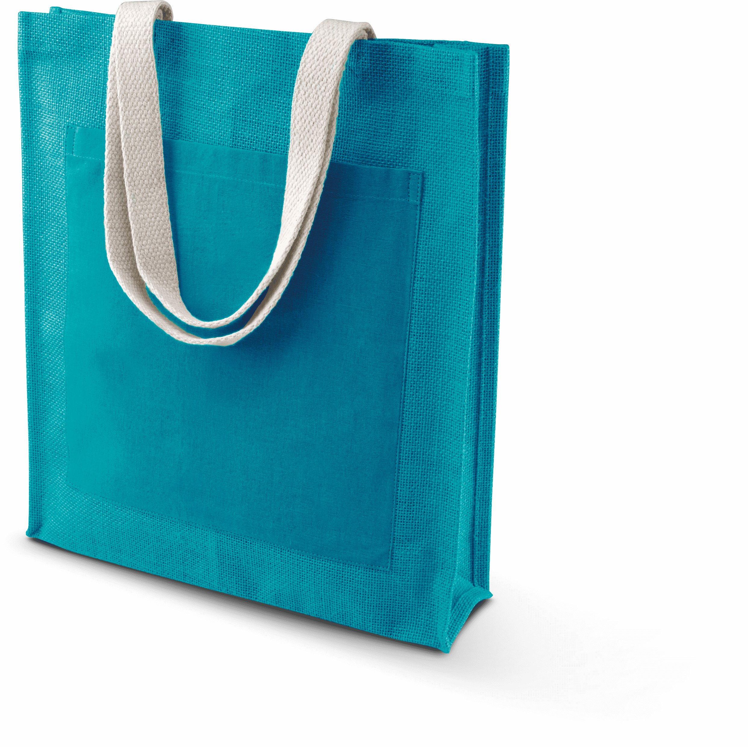 Farbiger Jute Shopper