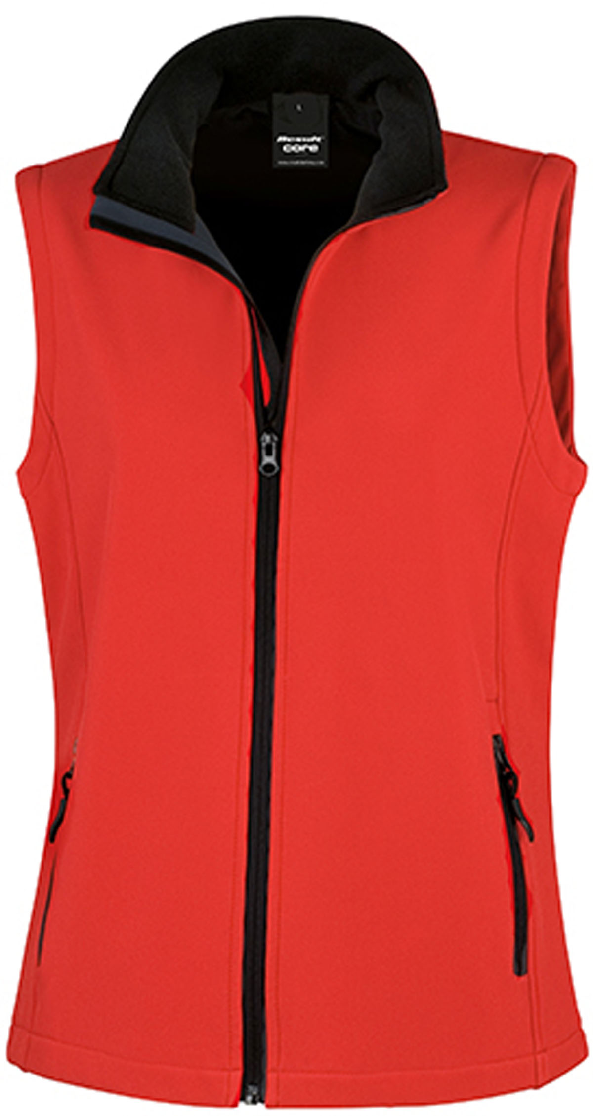 Damen Softshell-Bodywarmer mit Kinnschutz