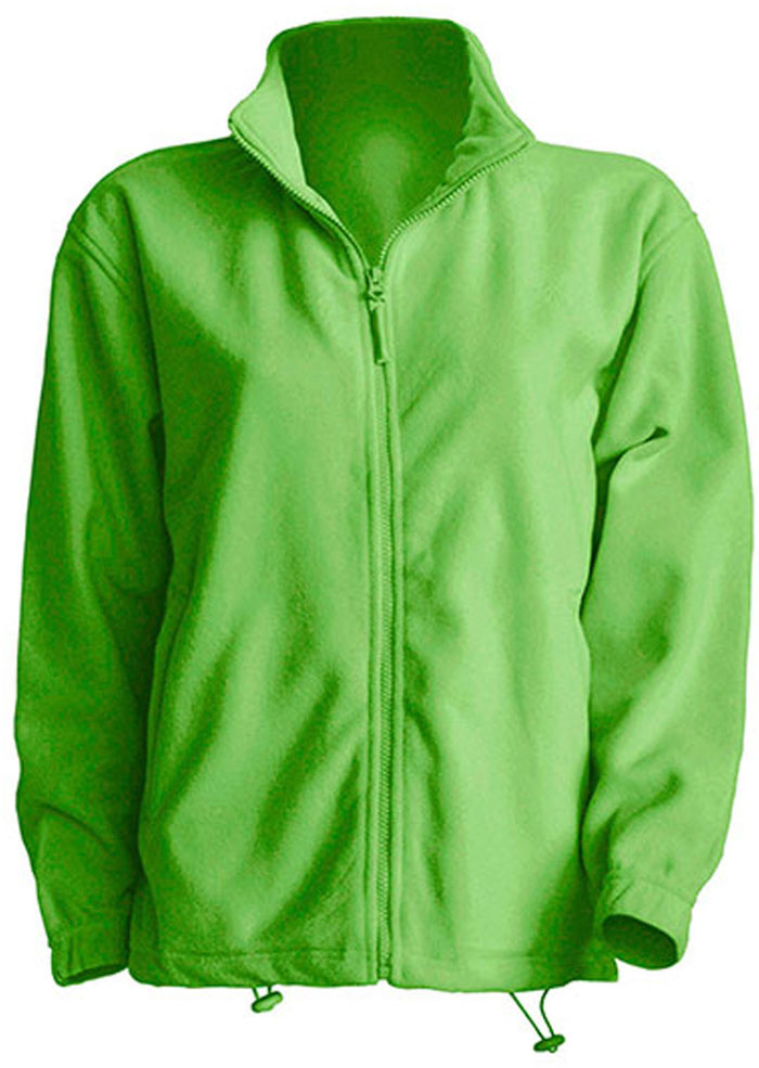 Herren Micro-Fleecejacke mit elastischen Ärmelabschlüssen