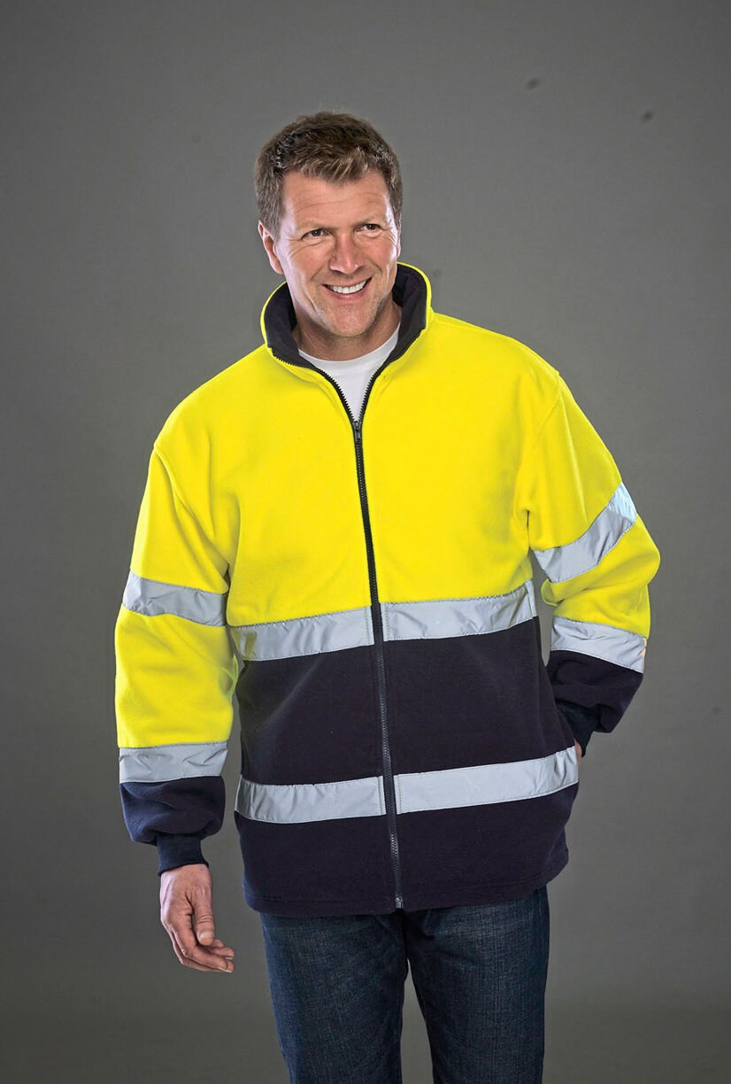 Hi-Vis 2 Bands 2-Tone Fleece Jacket