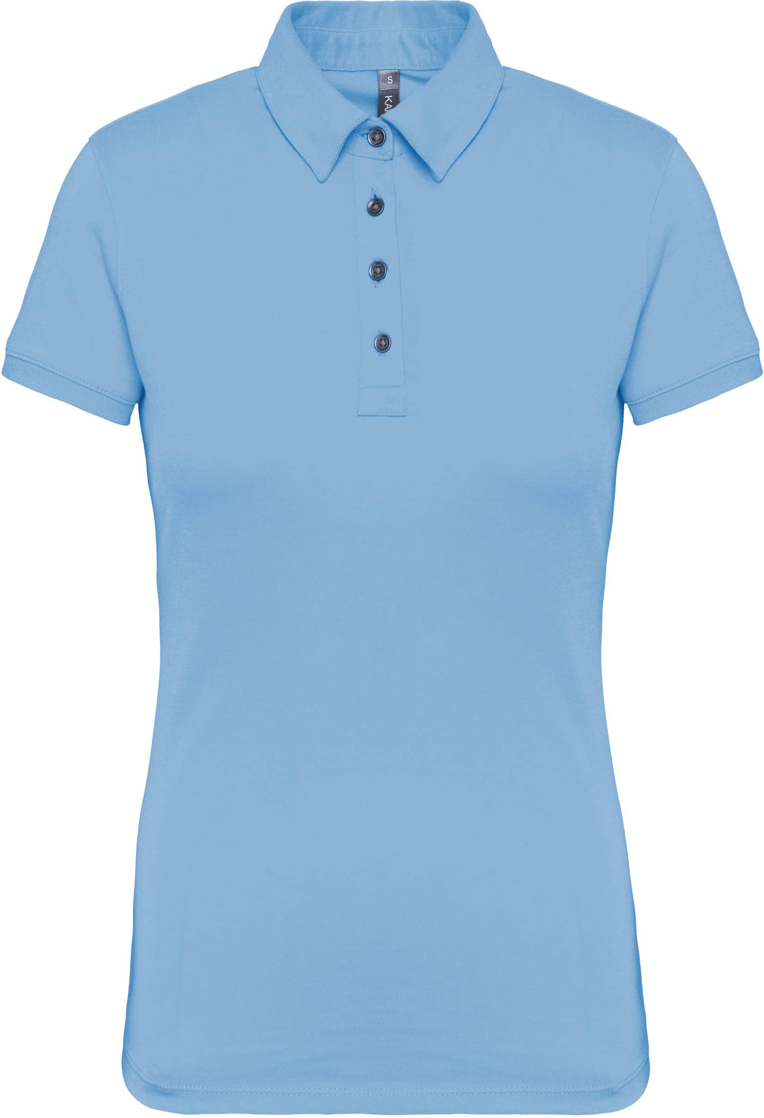 Jersey-Kurzarm-Polohemd für Damen