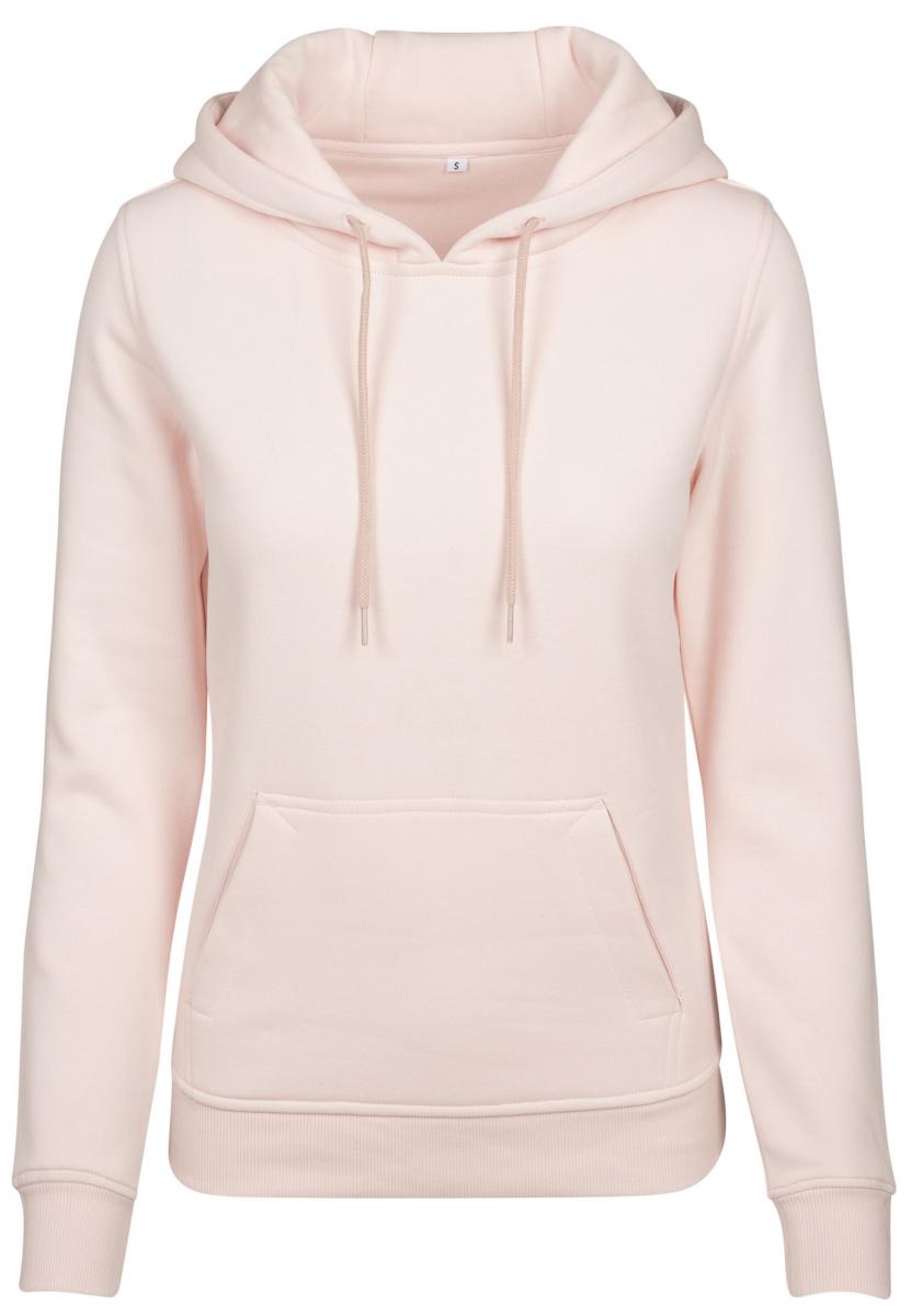 Schwerer flauschiger Damen-Hoodie mit Kängurutasche