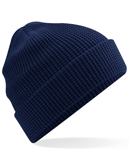 Bio-Beanie im Waffelmuster