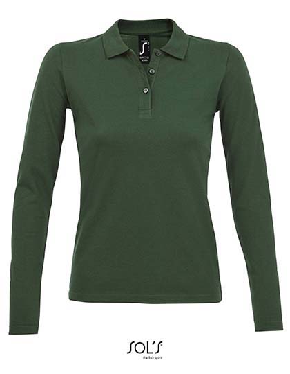 Damen Langarm-Poloshirt "Perfect"