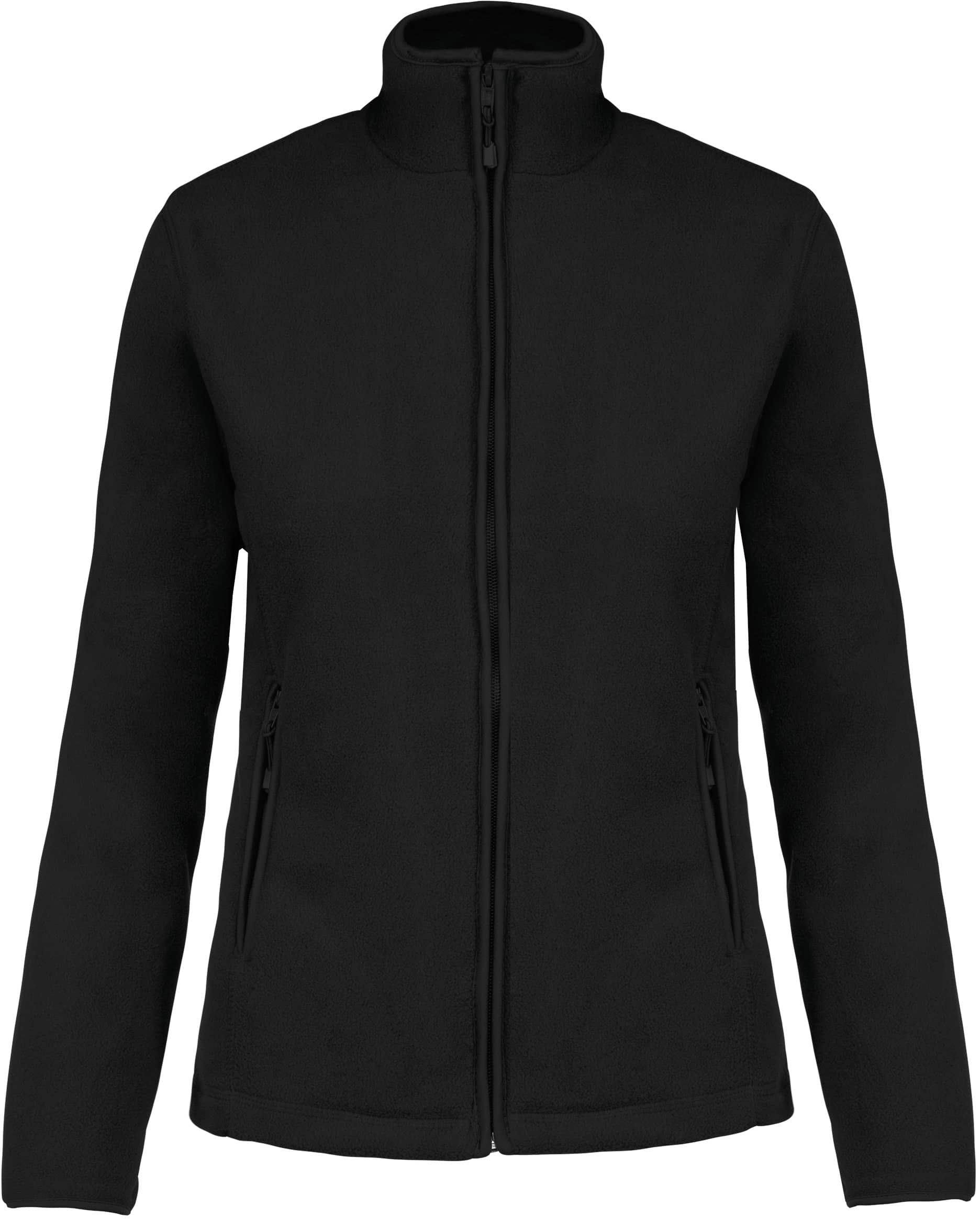 Mikrofleece-Jacke mit Reißverschluss für Damen