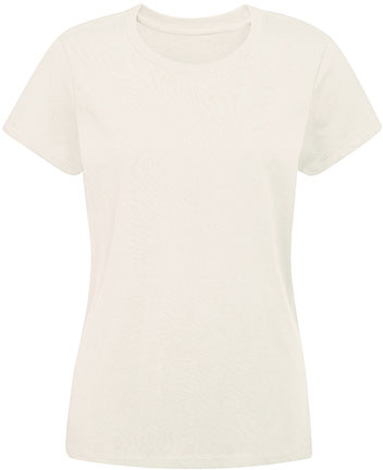 Basic Damen-T-Shirt "Essential" aus Bio-Baumwolle in Umstellung