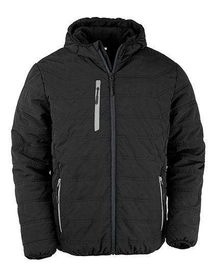 Gesteppte Unisex-Winterjacke "Compass" aus recyceltem Polyester