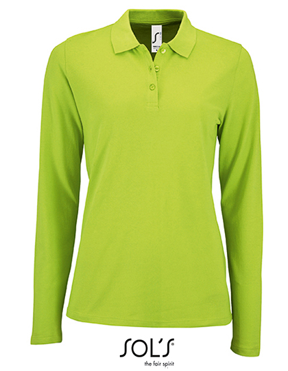Damen Langarm-Poloshirt "Perfect"