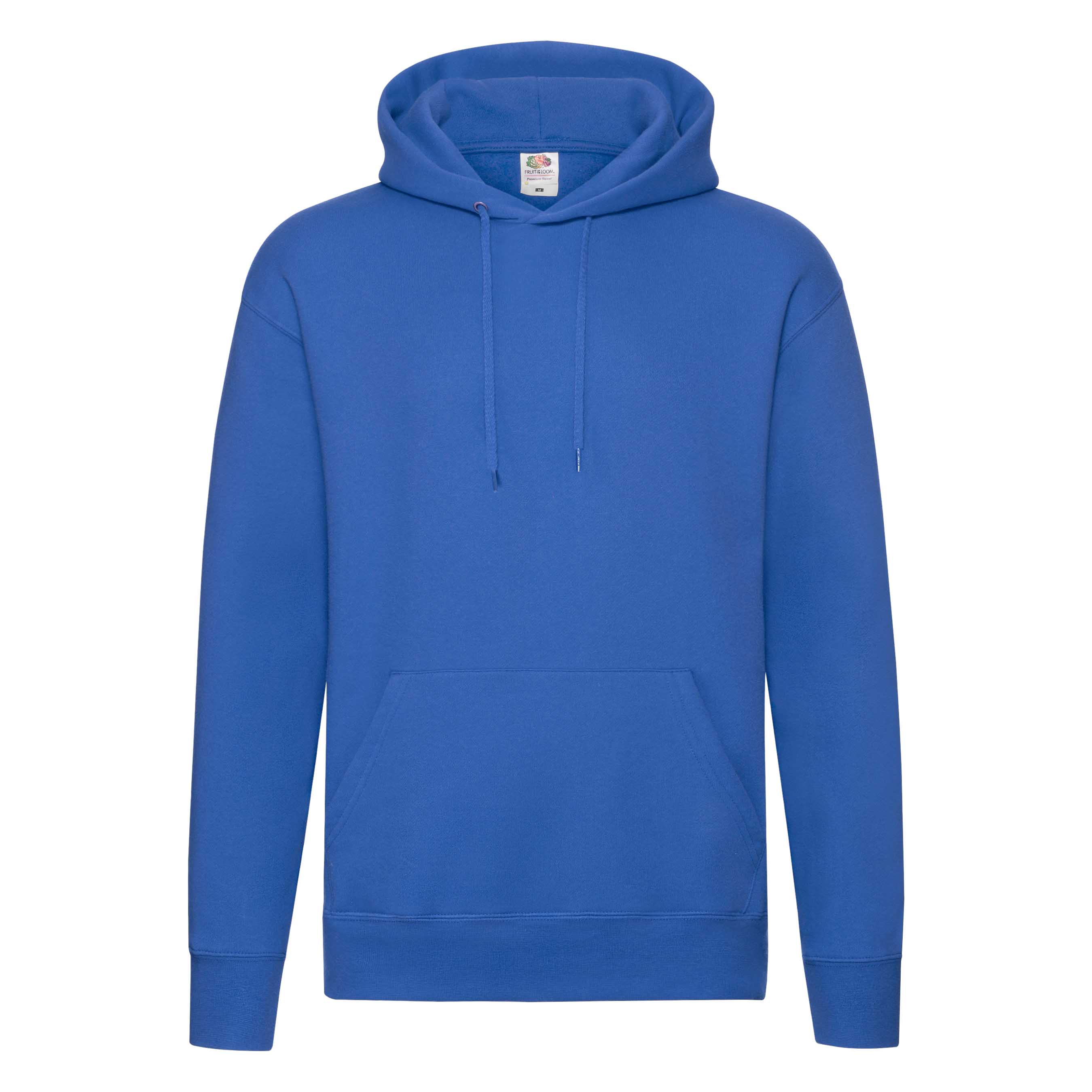 Flauschiger klassischer Premium Herren-Hoodie mit Kängurutasche