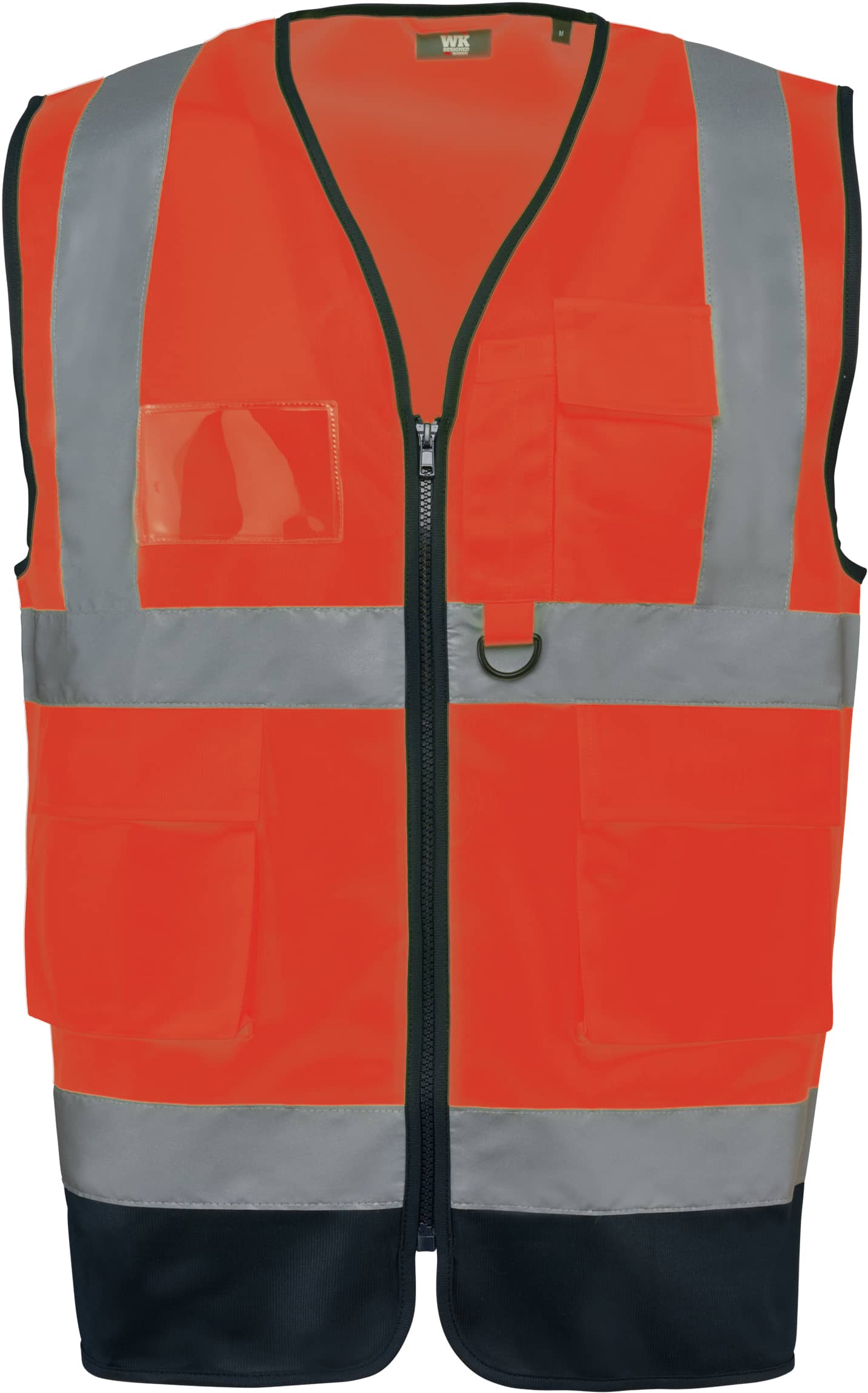 Recycelte HI-VIS SICHERHEITSWESTE mit Reißverschluss