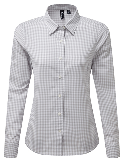Pflegeleichte Bluse "Maxton" mit Button-Down-Kragen