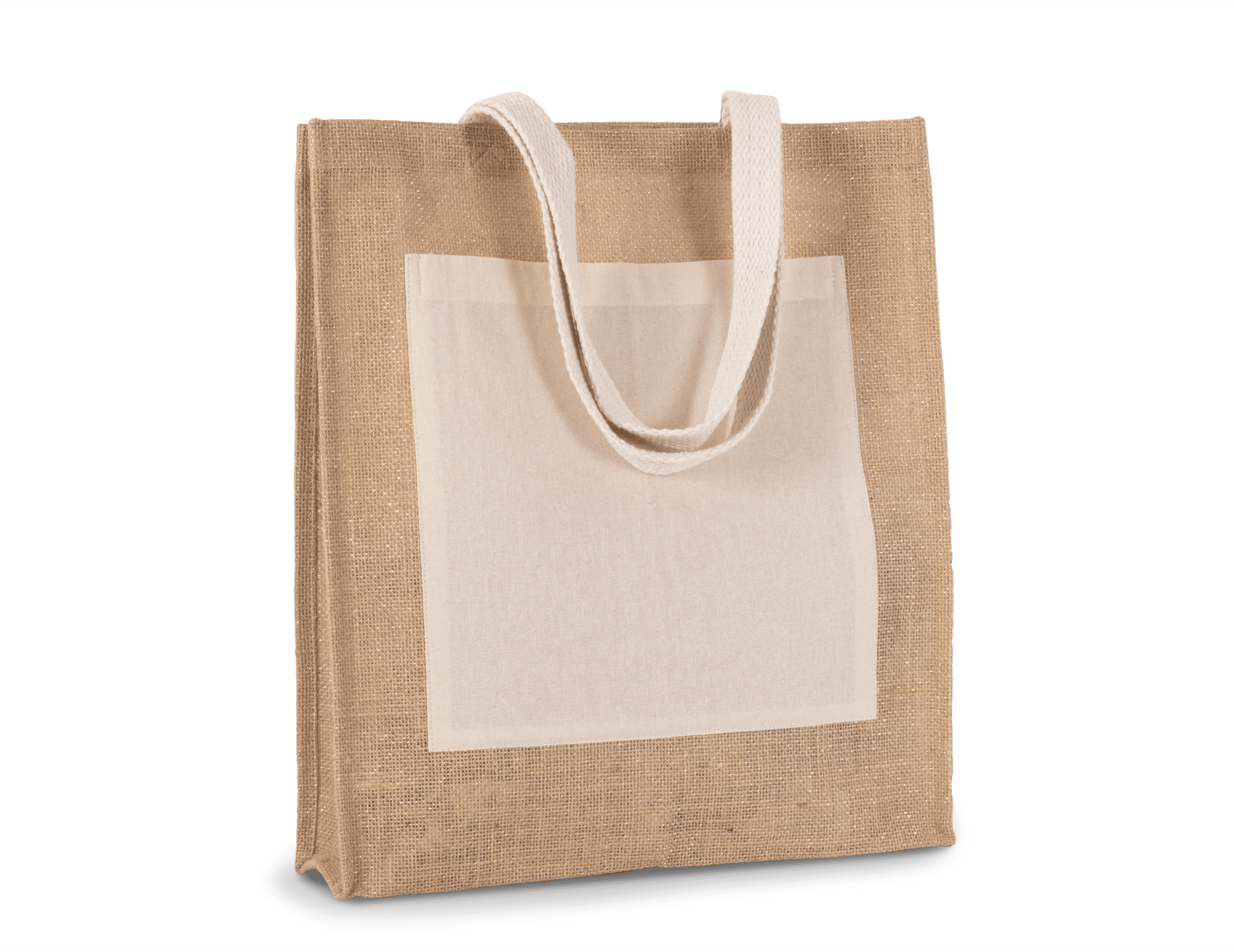 Farbiger Jute Shopper