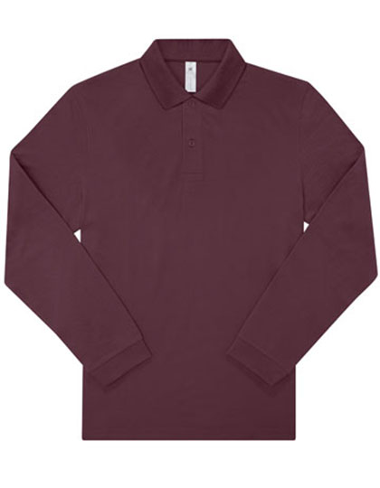 Unisex Langarm-Poloshirt aus nachhaltigerer Baumwolle