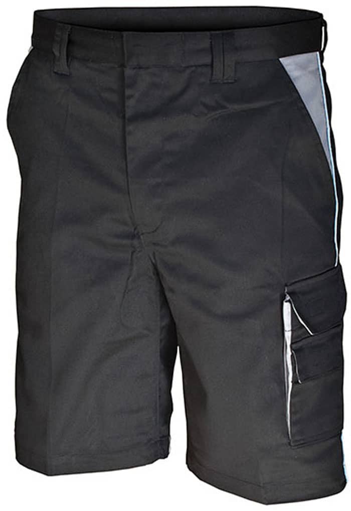 Kontrastierende Unisex-Arbeitsshorts mit Flexbund