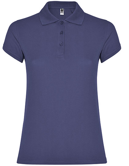 Damen-Poloshirt "Star" mit Seitenschlitzen