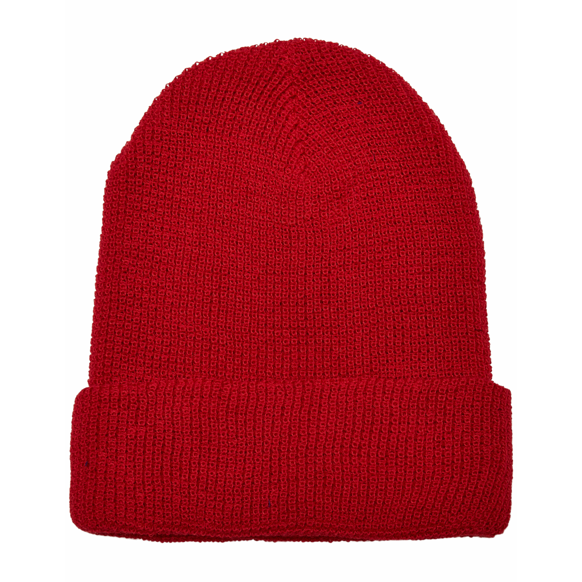 Recycled Yarn Waffle Knit Beanie