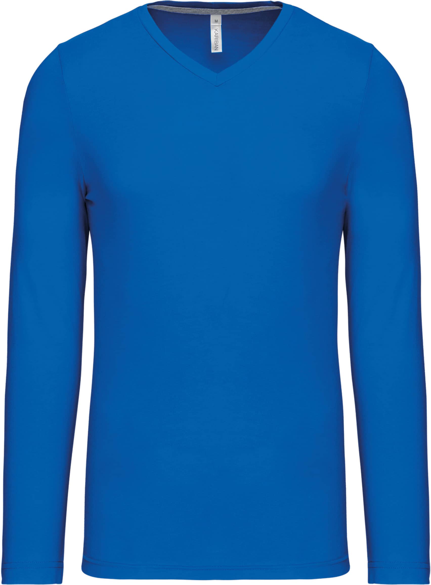 Men`s long-sleeved V-Neck T-shirt