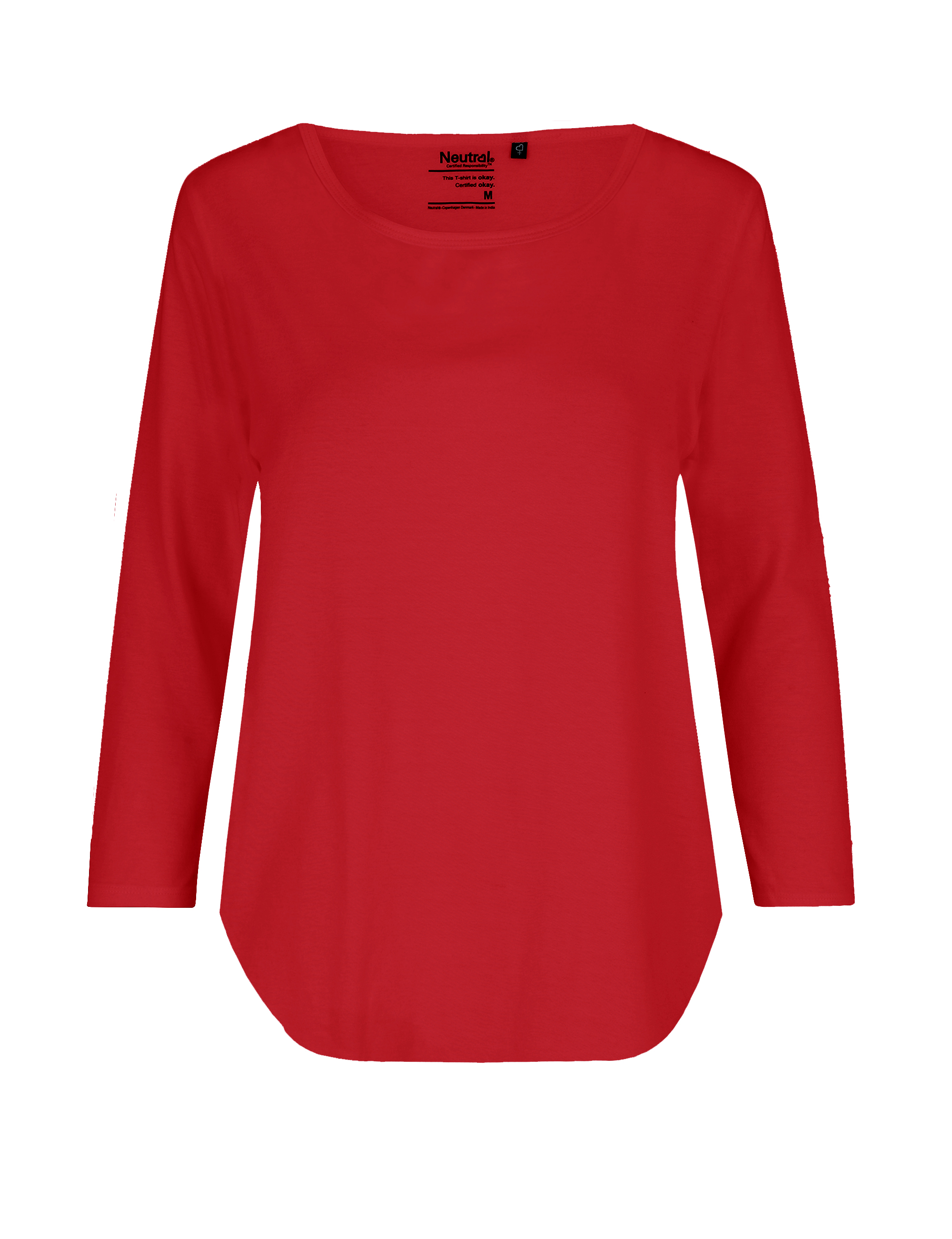 3/4-Arm Damen-T-Shirt aus Fairtrade-Baumwolle