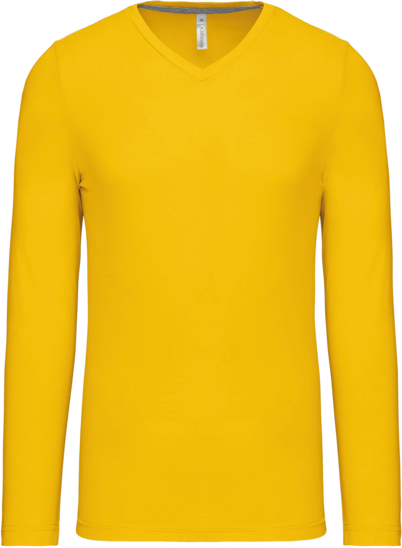 Men`s long-sleeved V-Neck T-shirt