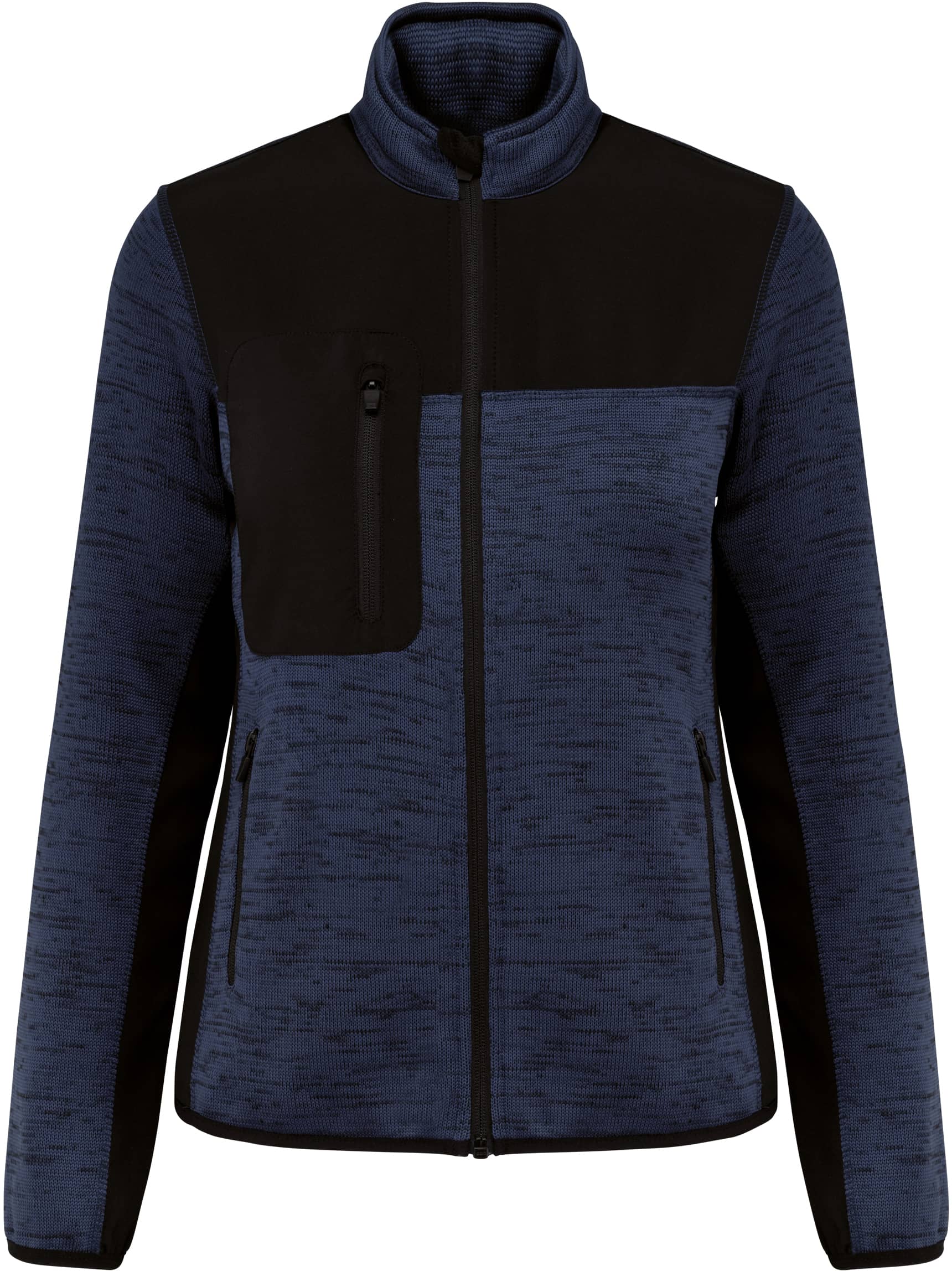 Recycelte Jacke aus Polyestertrikot für Damen