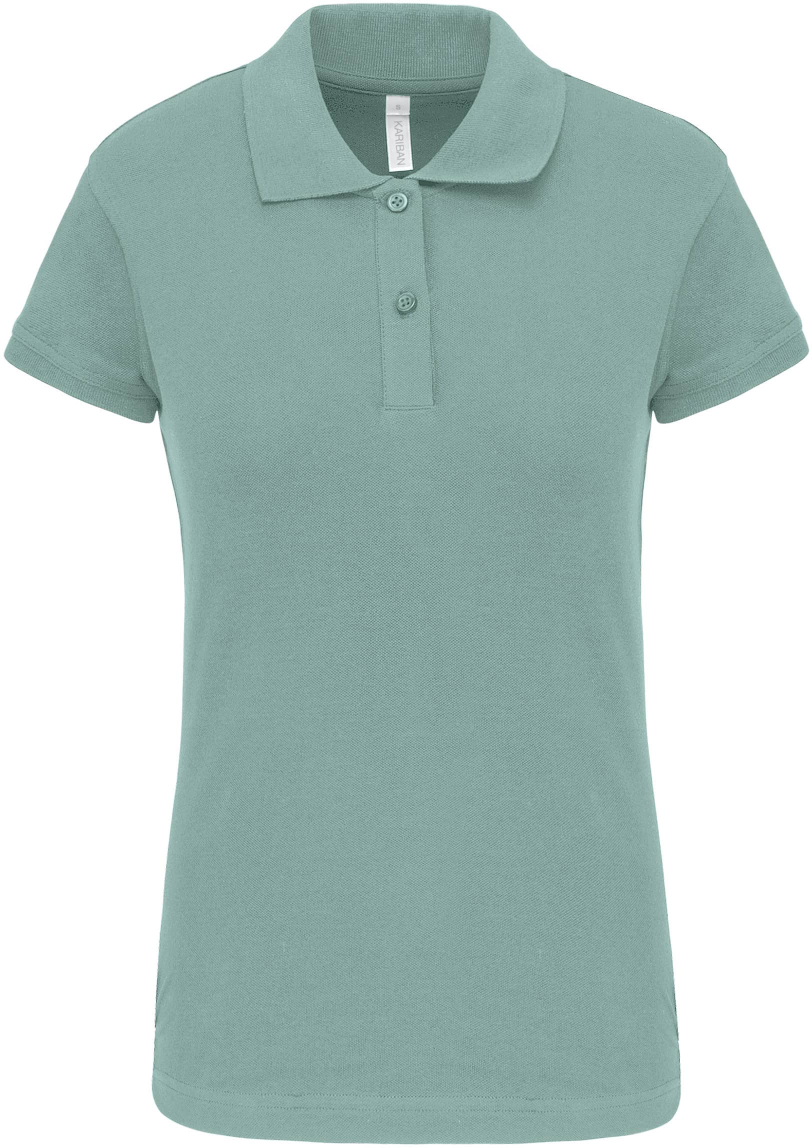 Kurzarm-Polohemd für Damen aus Baumwollpiqué