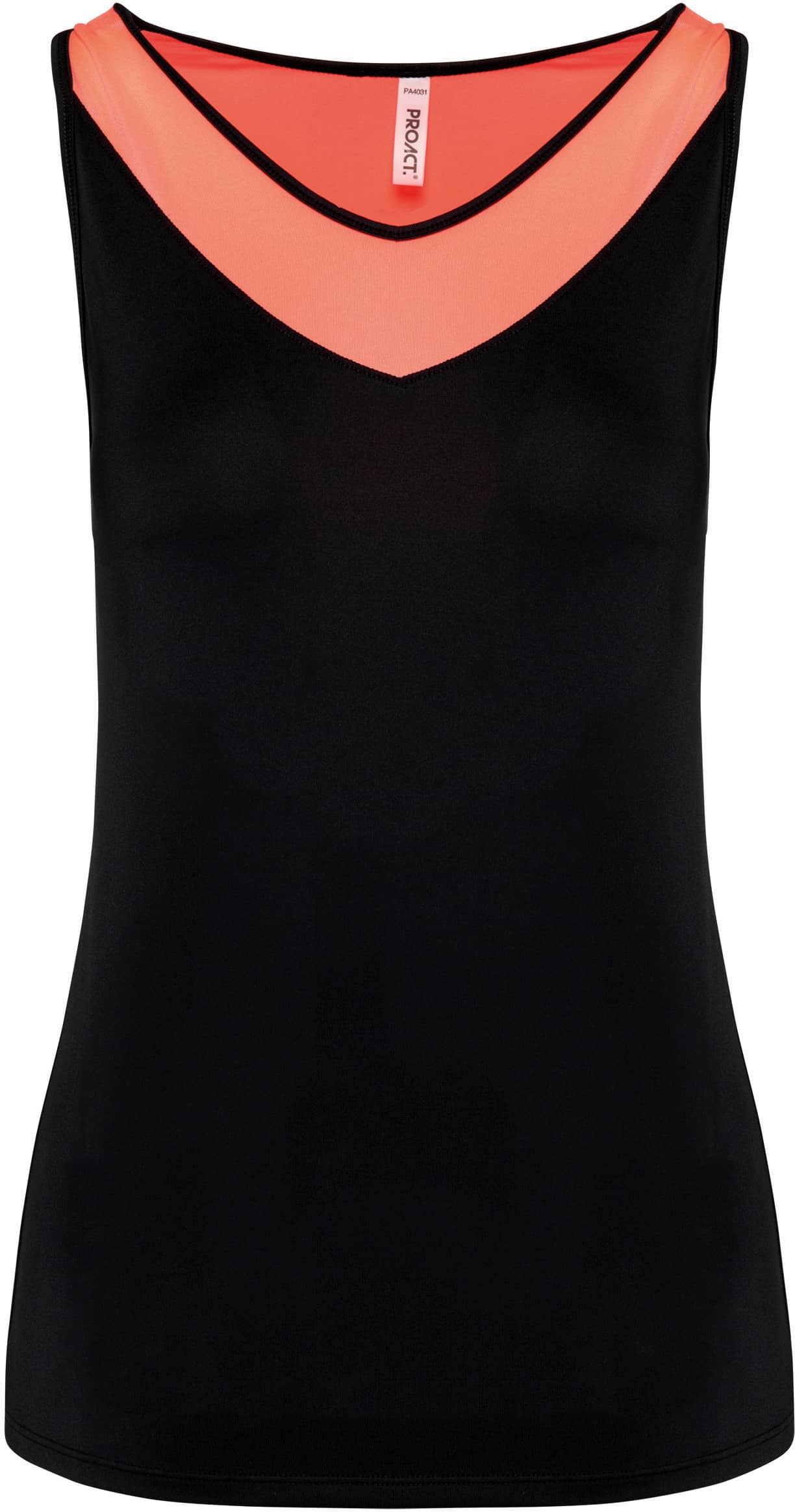 Zweifarbiges Padel-Damentop