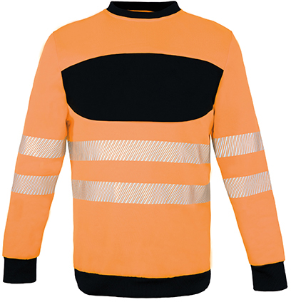 EOS Hi-Vis Workwear Sweatshirt With Printing Area
