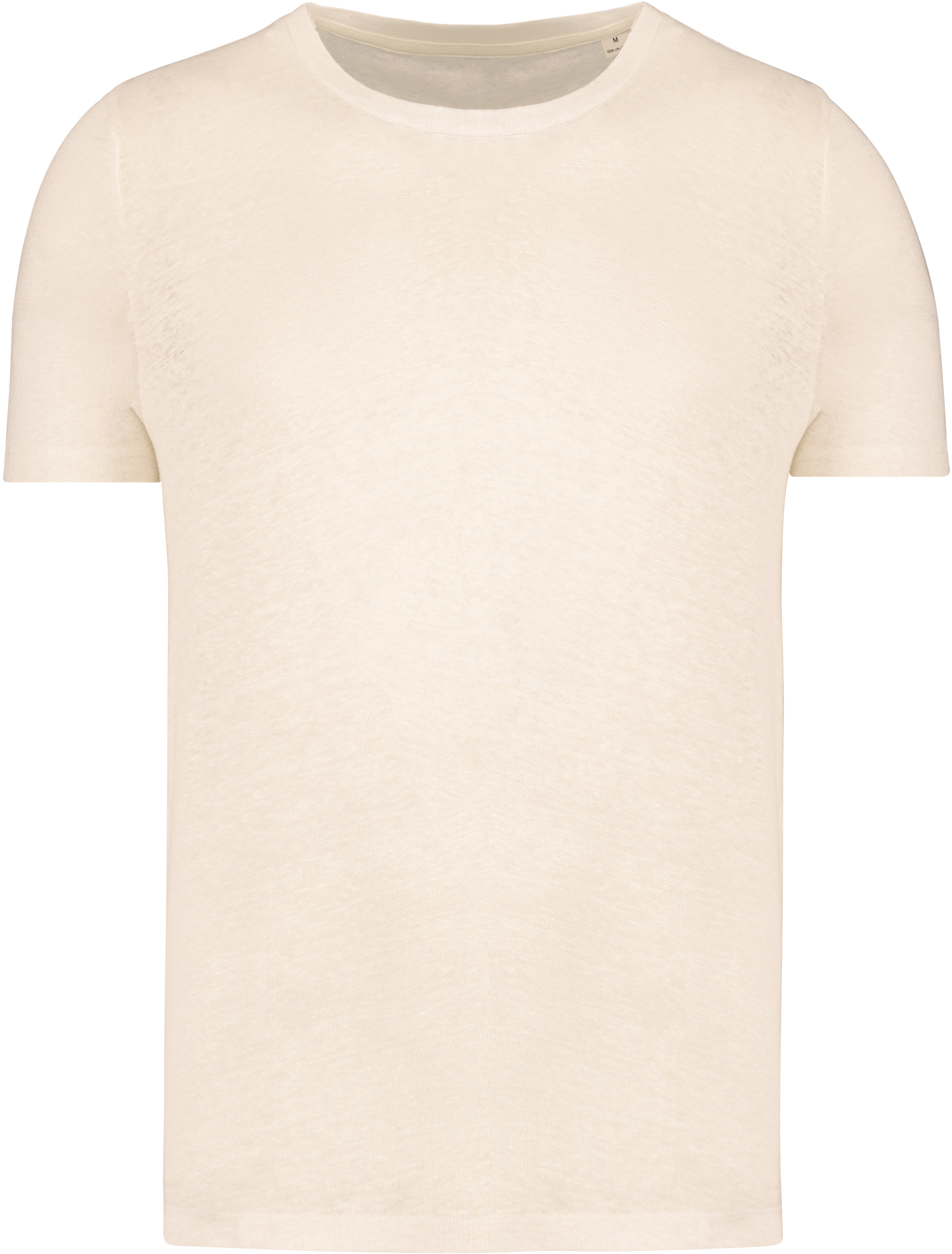 Herren-T-Shirt aus Leinen mit Rundhalsausschnitt
