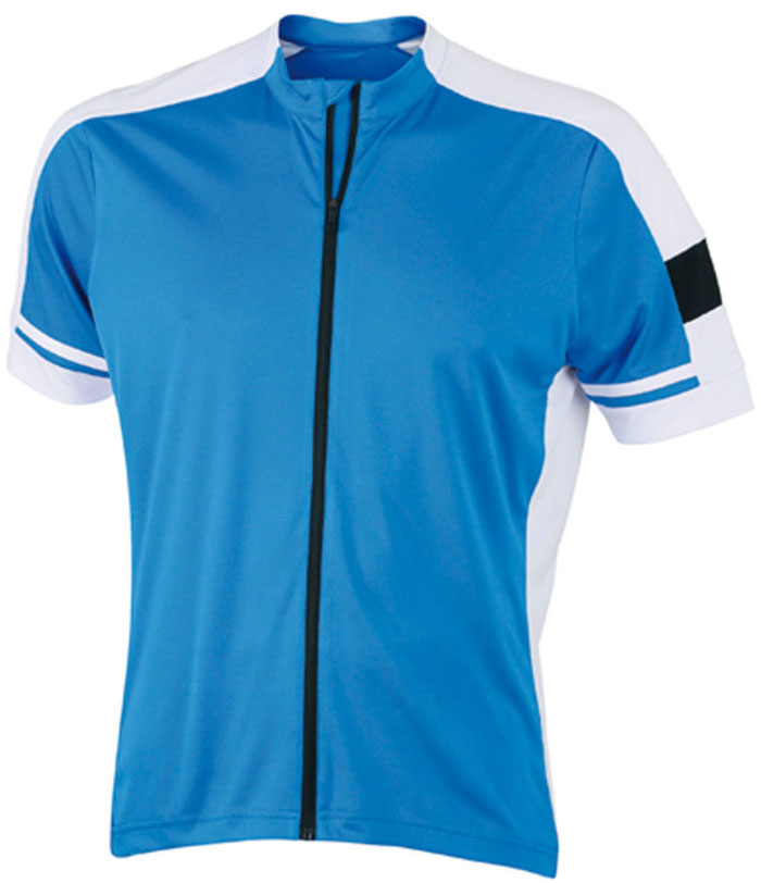 Herren Fahrrad-Shirt "Cooldry" mit Reißverschluss