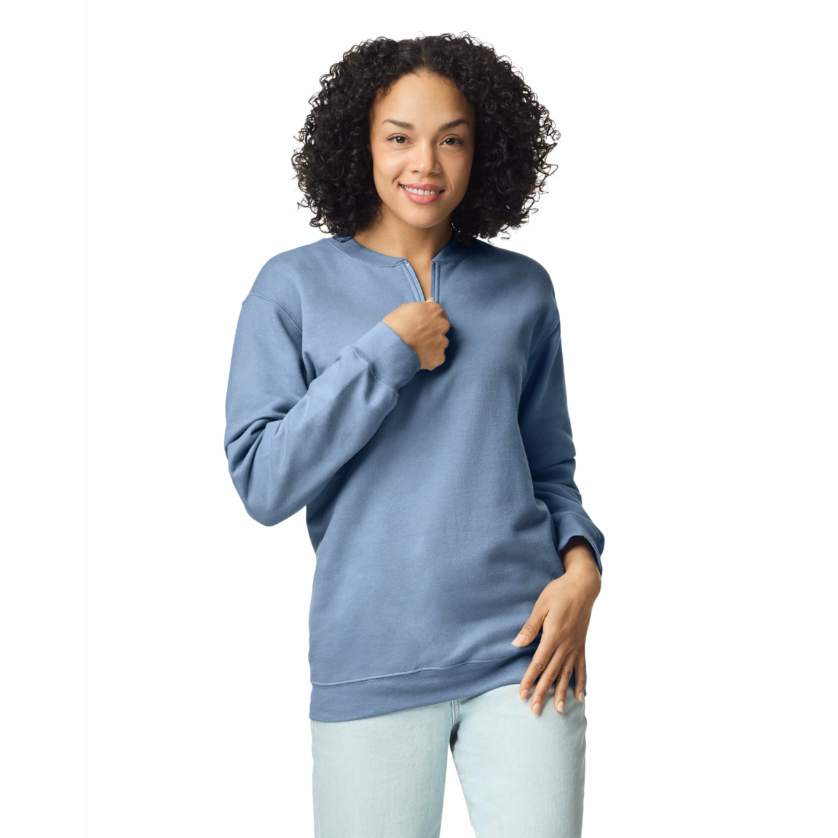 Softstyle® Midweight Adult Fleece 1/4 Zip Sweatshirt