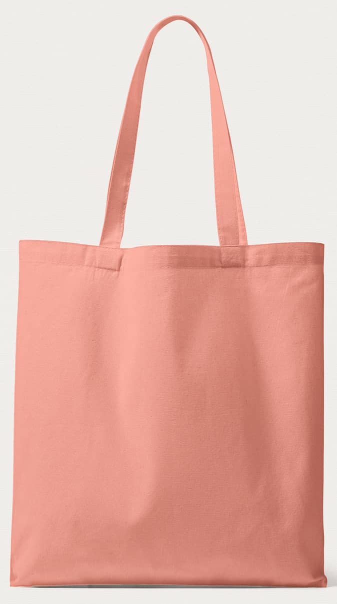 Organic Canvas Carrier Bag Long Handle London 01
