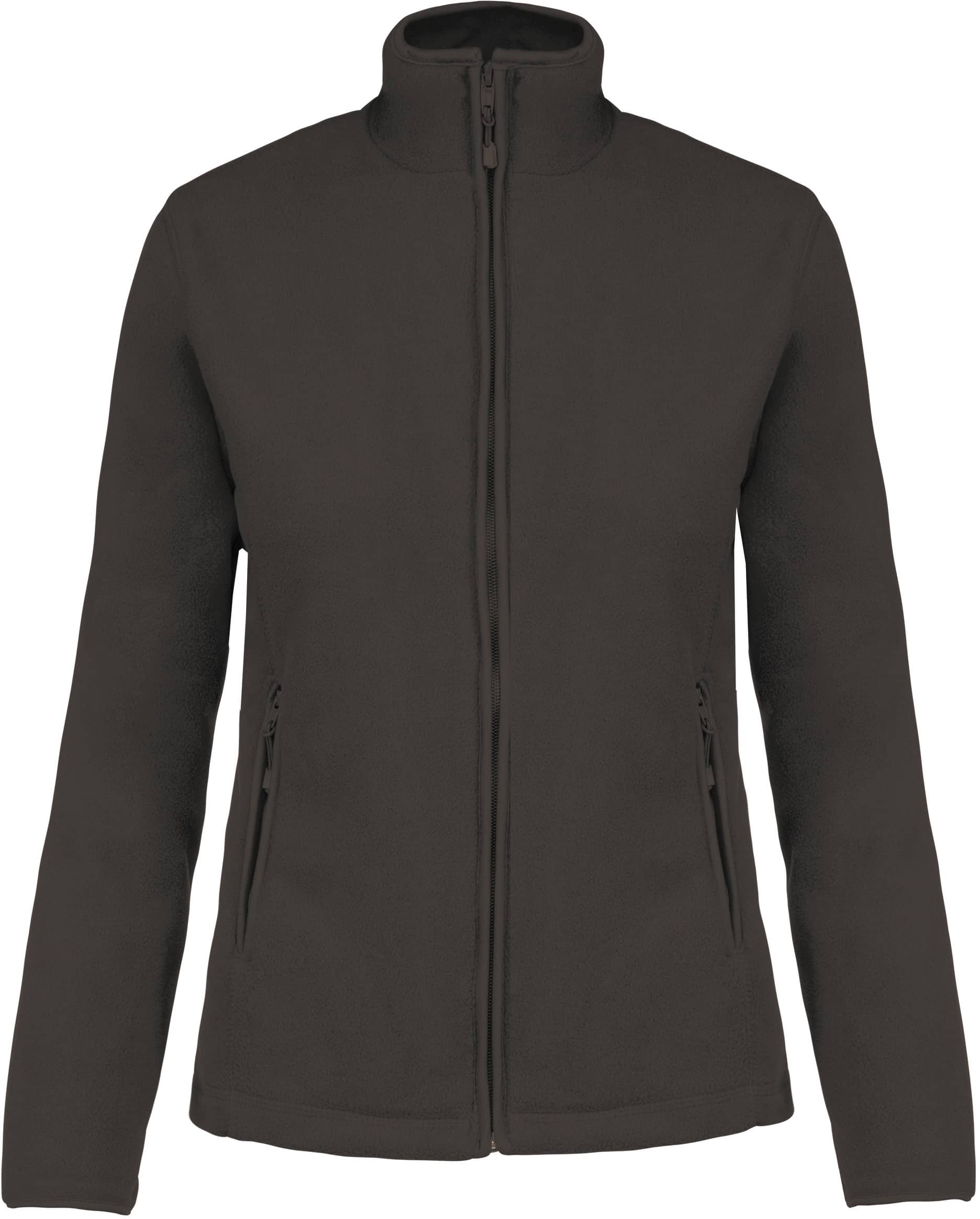Mikrofleece-Jacke mit Reißverschluss für Damen