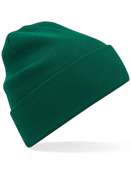 Klassischer Bio-Beanie mit Umschlag