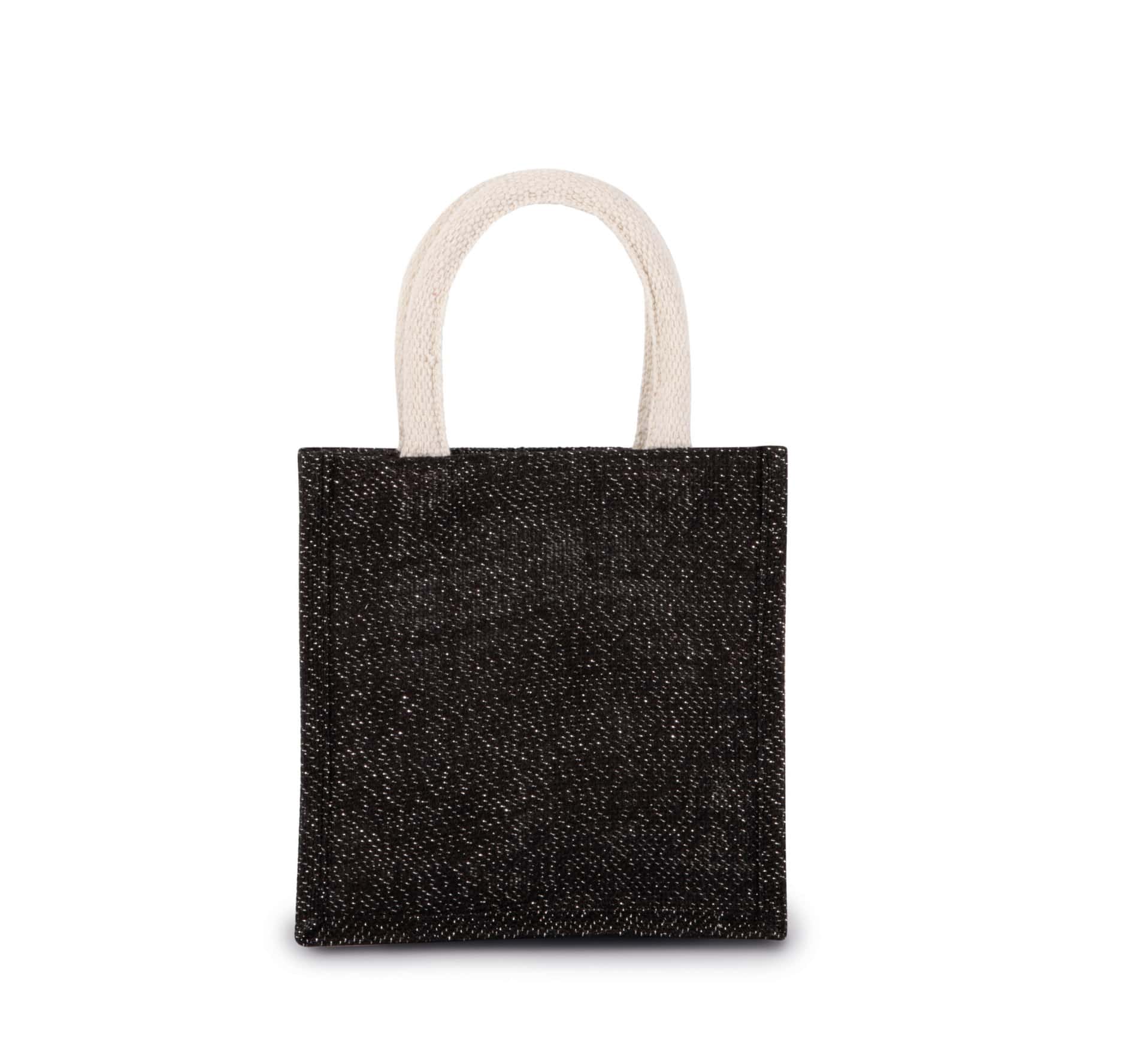 Jutetasche im Cabas-Stil Klein - Zweifarbig