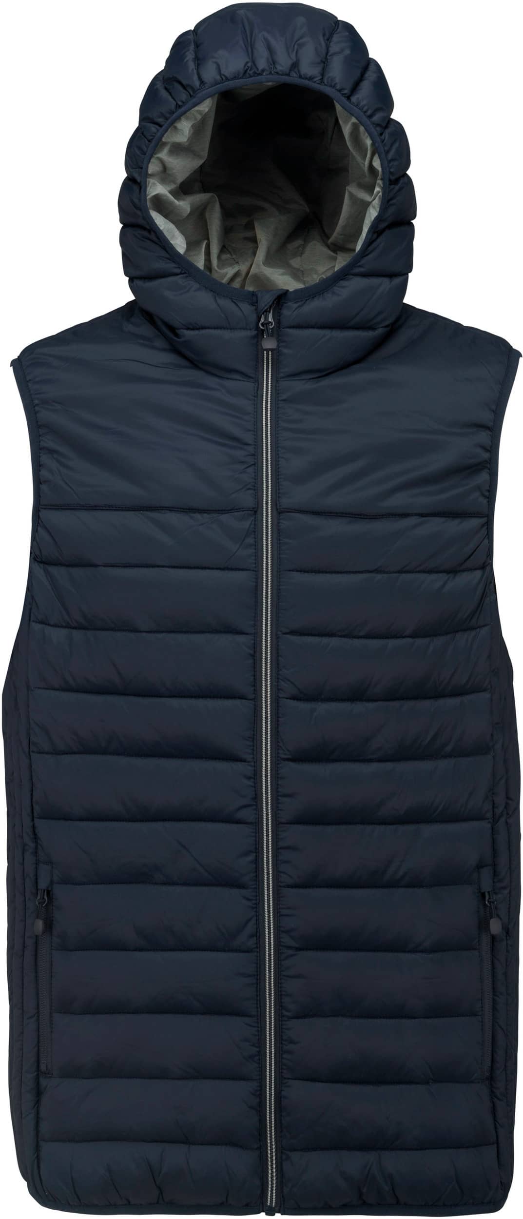Bodywarmer mit Kapuze für Kinder - Black und Navy