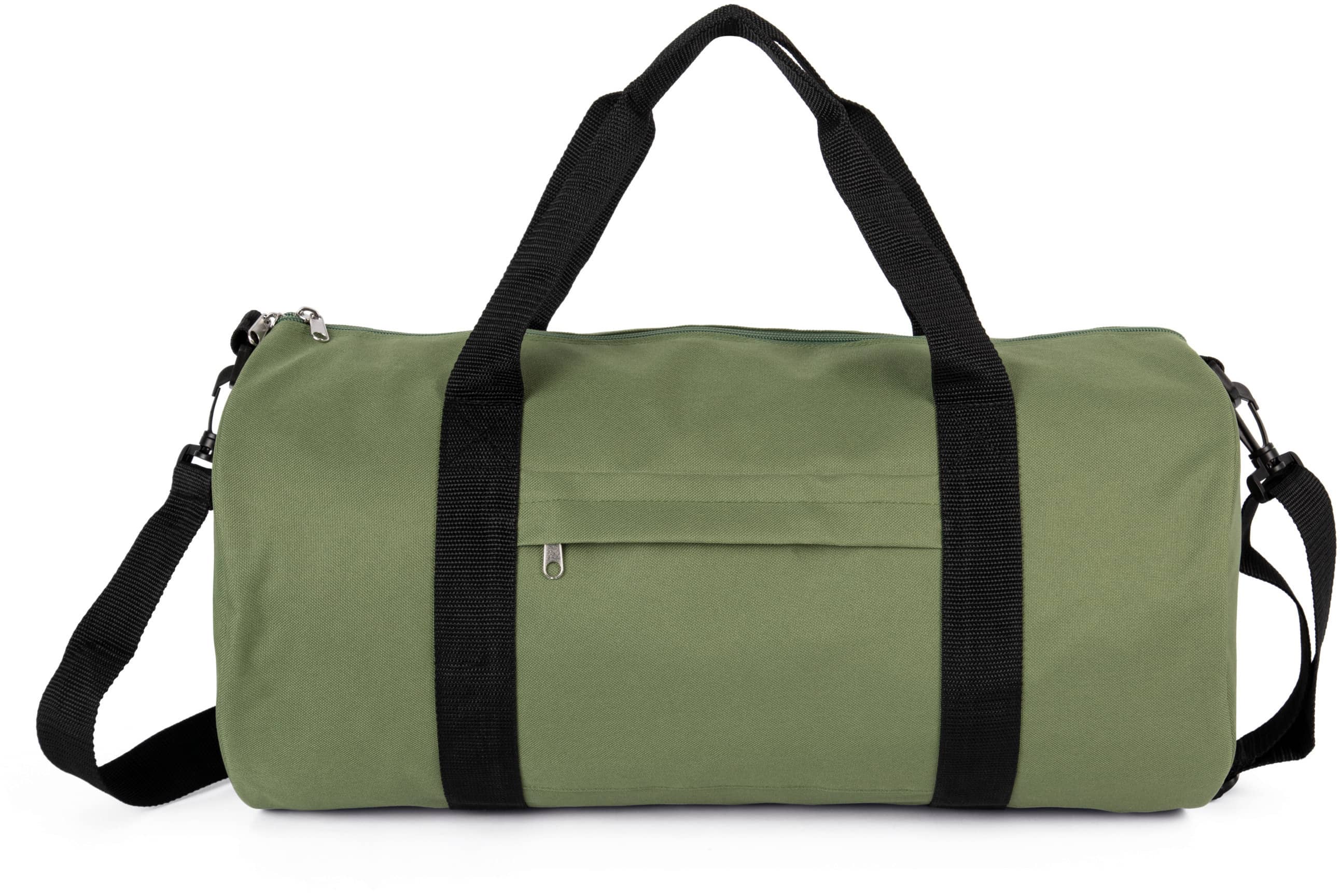 Recycelte Schlauchtasche mit Frontfach