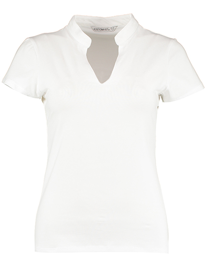 Women`s Regular Fit Mandarin Collar Top