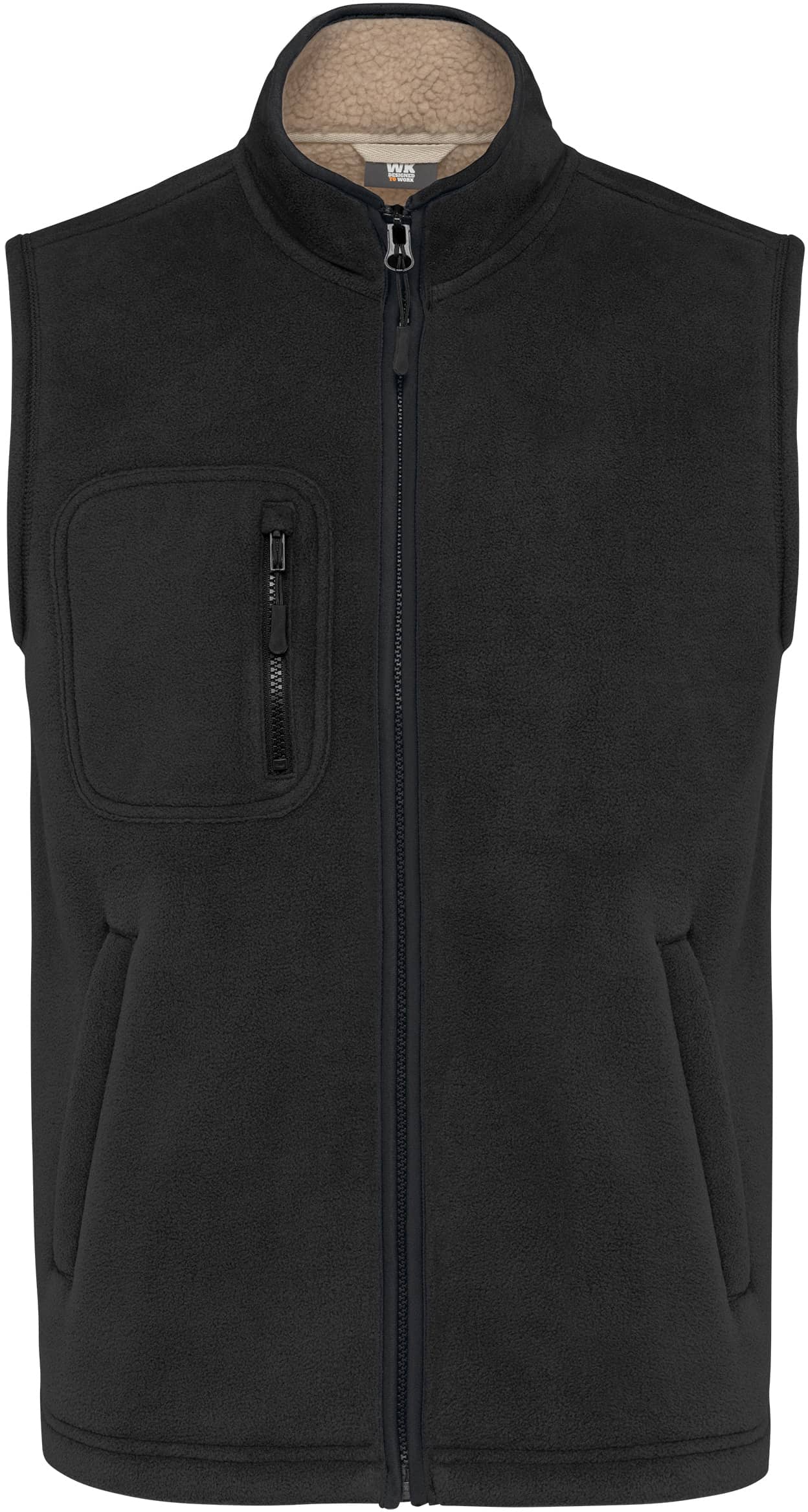 Bodywärmer aus Fleece mit Sherpa-Innenseite, Unisex
