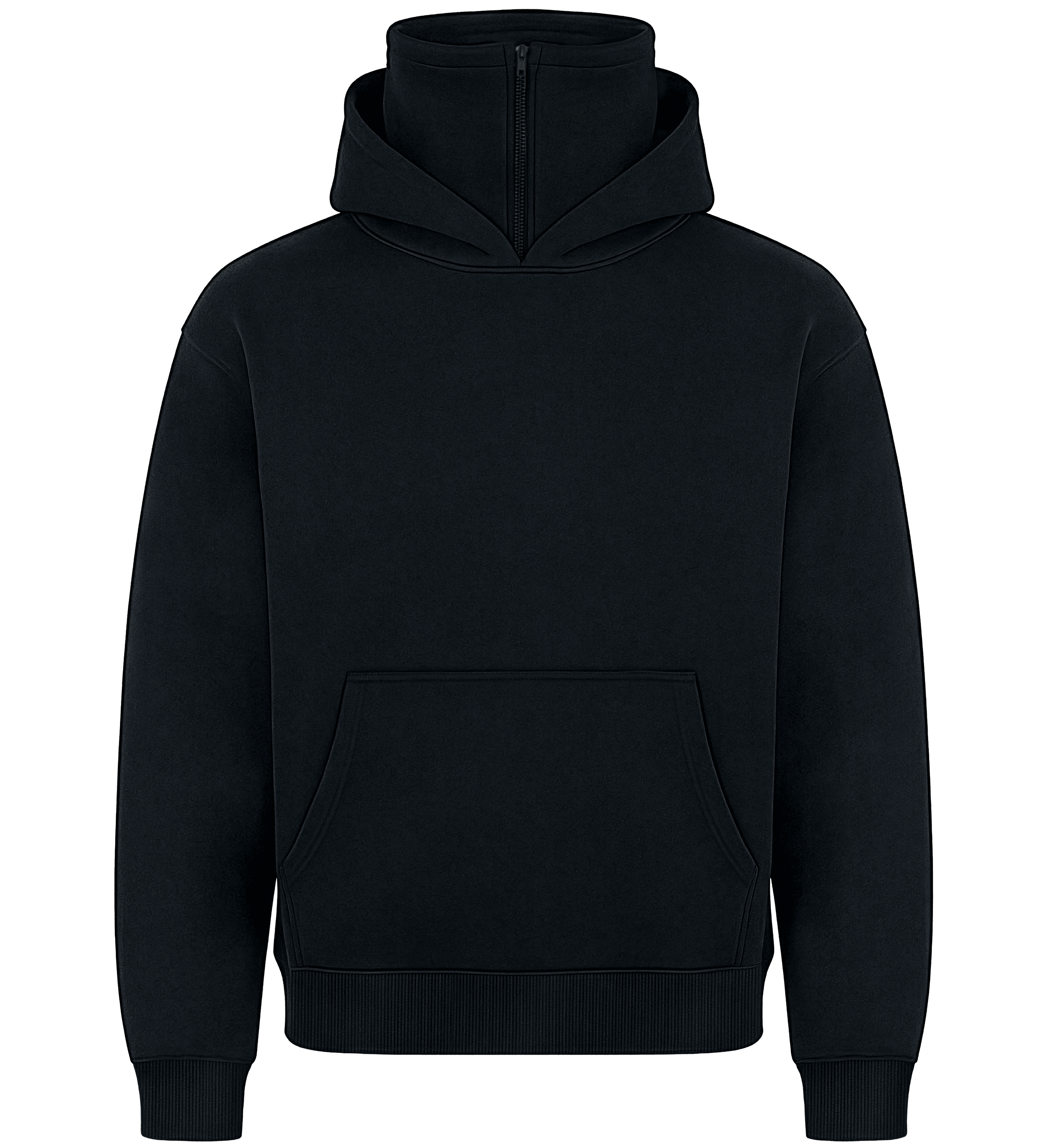 Super High Neck Hoodie