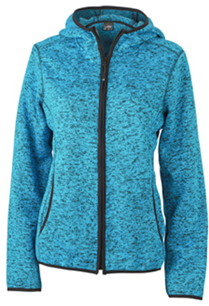 Ladies´ Knitted Fleece Hoody