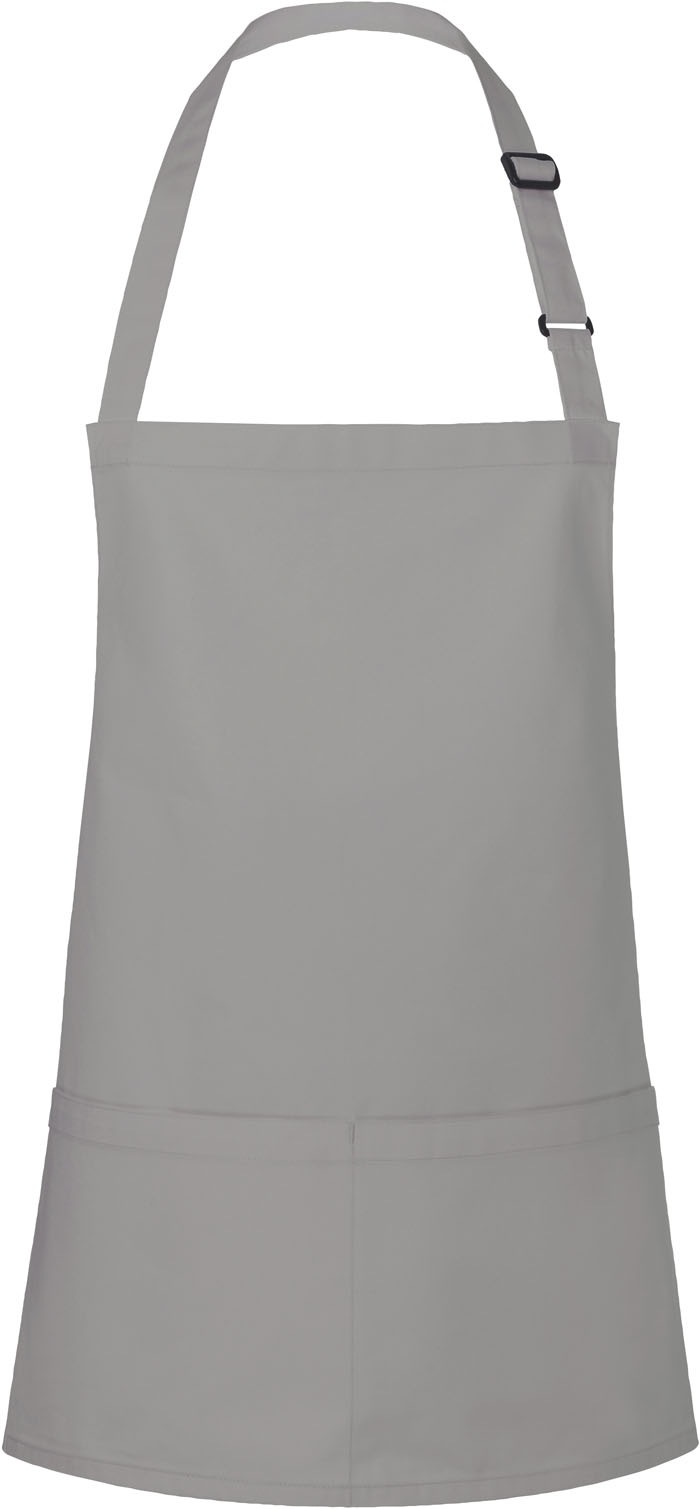 Kurze Latzschürze Basic mit Schnalle und Tasche
