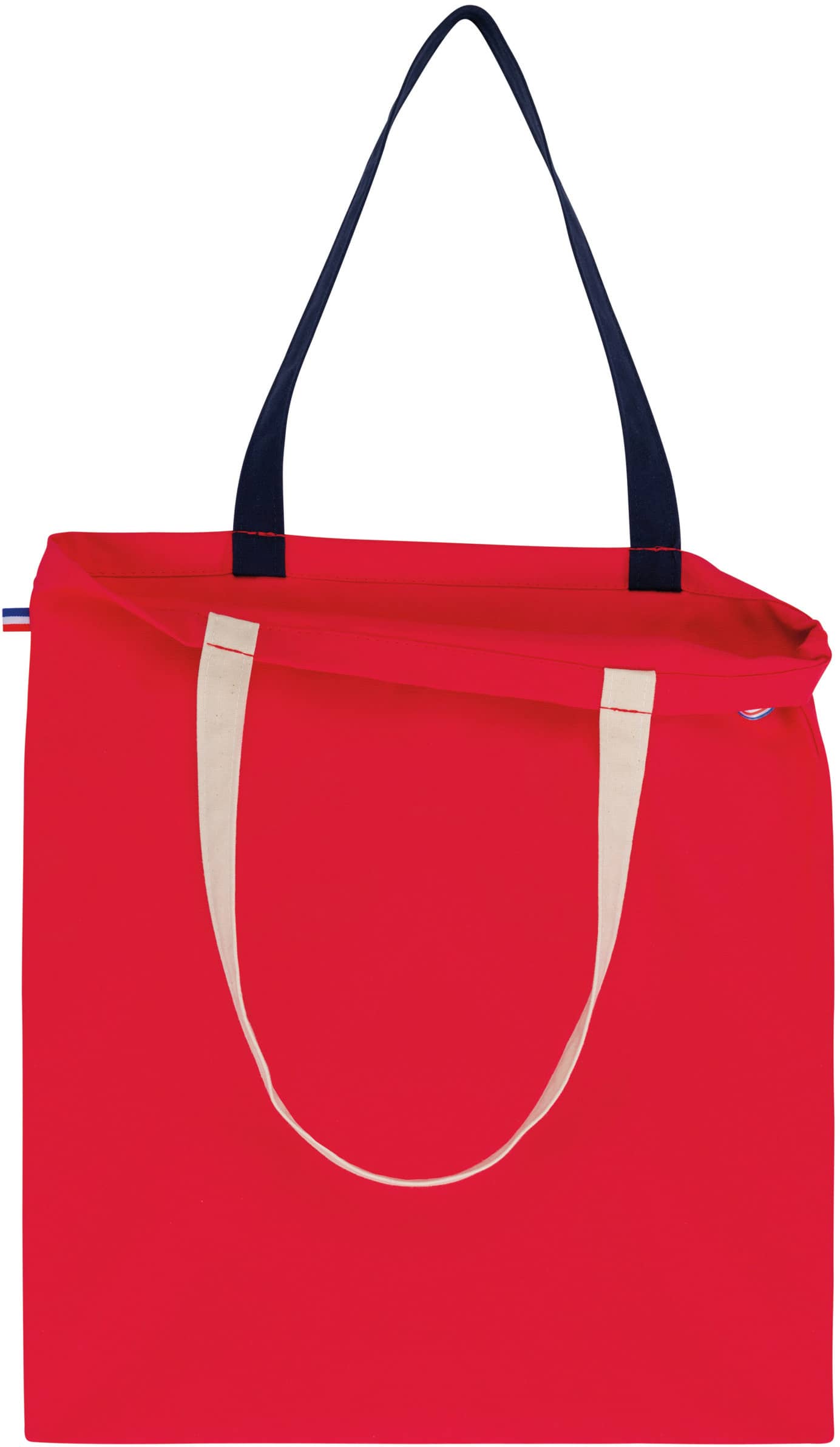 Dreifarbige Shoppingtasche