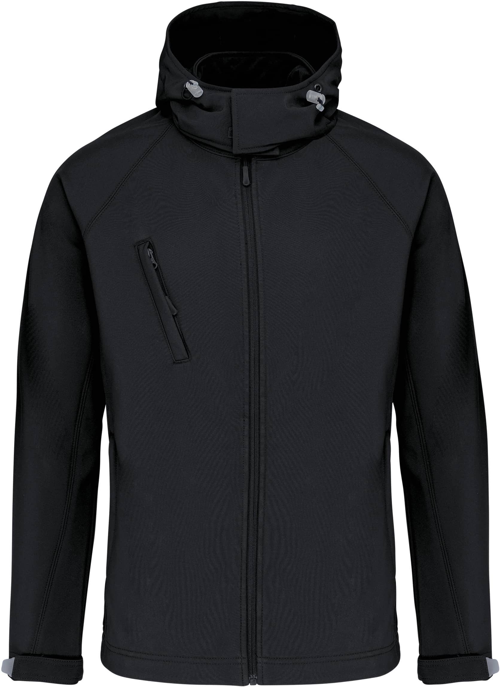 Herren Softshell-Jacke mit Abnehmbare Kapuze
