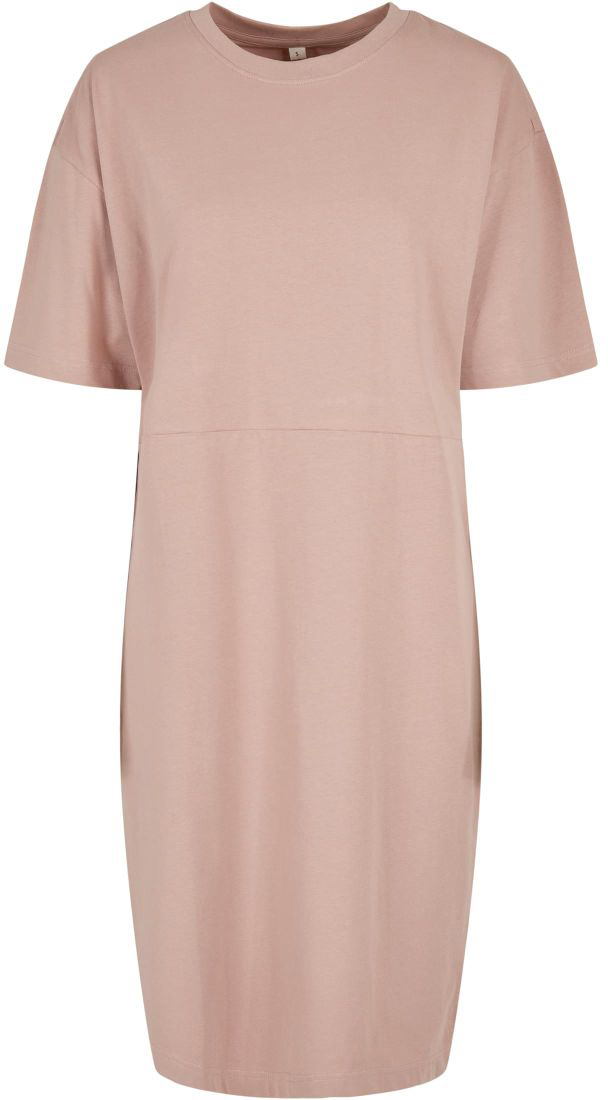 Oversized T-Shirt-Kleid mit Seitschlitz rechts