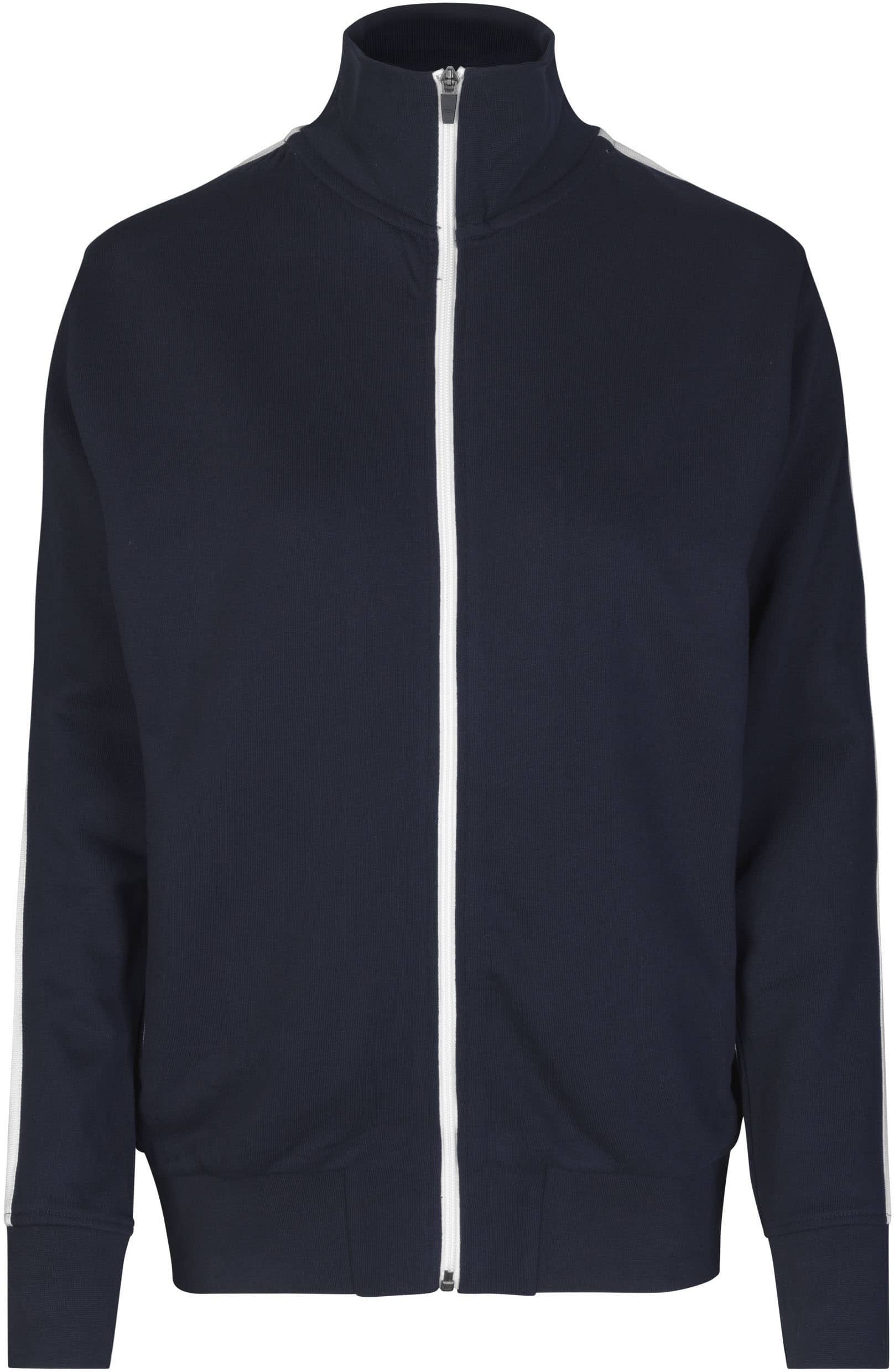 Klassische Kontrast Sweatjacke für Damen