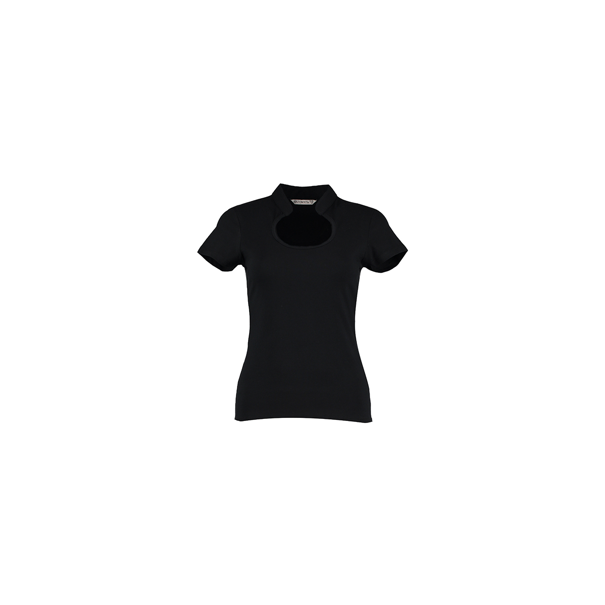 Women`s Regular Fit Keyhole Neck Top