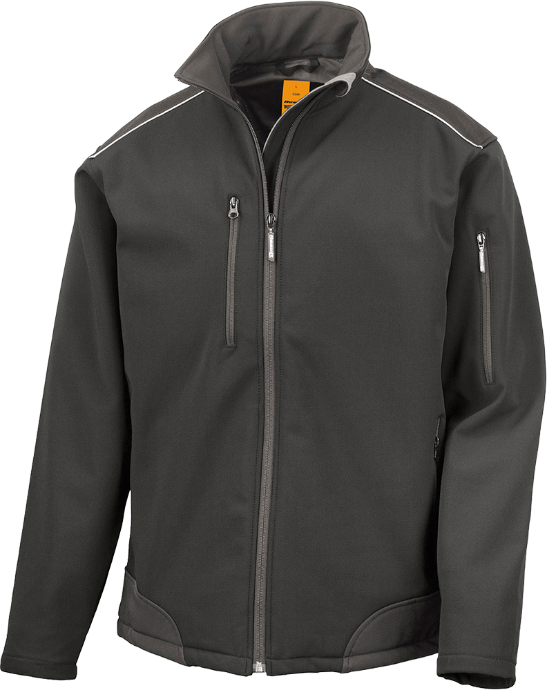 Ripstop Soft Shell Workwear Jacket With Cordura Panels