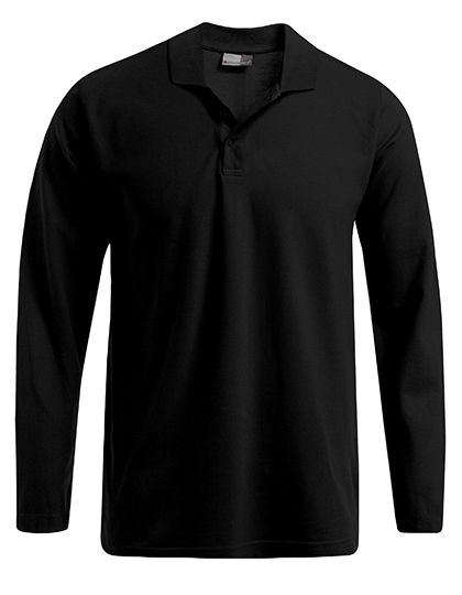 Schweres Herren-Langarm-Poloshirt