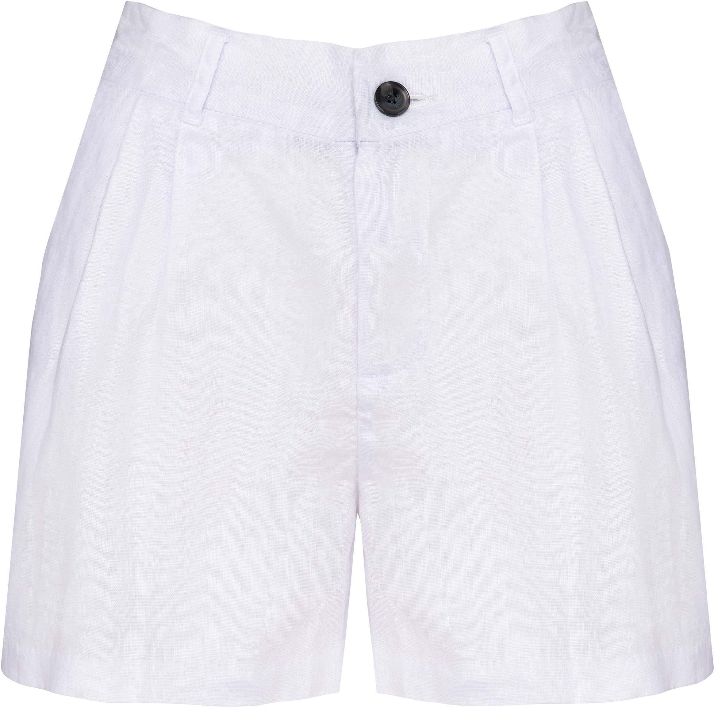 Leinenshorts für Damen mit Gürtelschlaufen