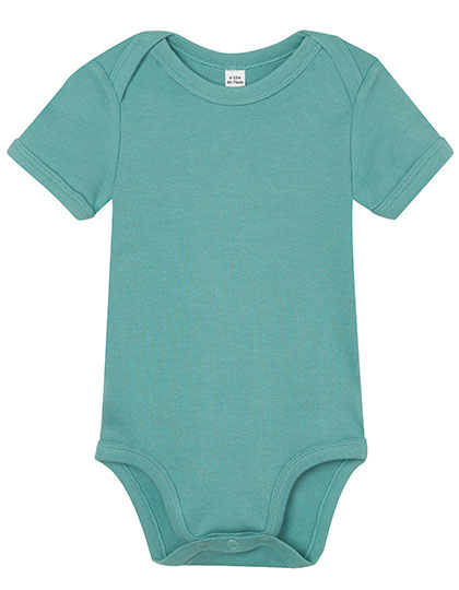 Kurzärmeliger Baby-Body aus Bio-Baumwolle in Umstellung